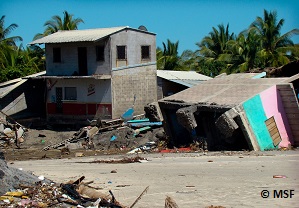 2009年のハリケーン「イダ」の被害