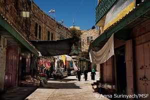 イスラエル軍による襲撃が繰り返されるヘブロン市