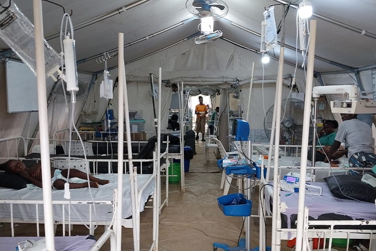 MSFはリベリアで小児医療に取り組んでいる　© MSF