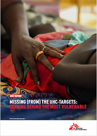 報告書 “Missing (from) the UHC-target: leaving the most vulnerable behind”（2023年9月））