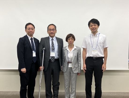 ワークショップ登壇者。左から横江医師、久留宮医師、黒崎医師、板本医師　© MSF