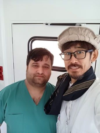 アフガニスタンで活動に従事した寺田医師=2023年 © MSF