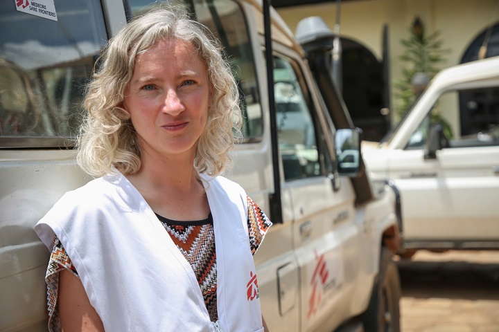 MSFのエボラ専門家、ヒルデ・ド・クレルク医師 © Carl Theunis/MSF