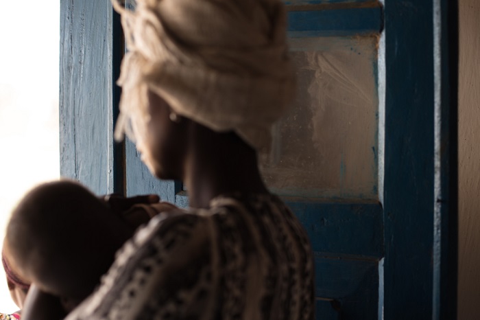 レイプ被害にあった28歳の女性。© MSF/Carl Theunis
