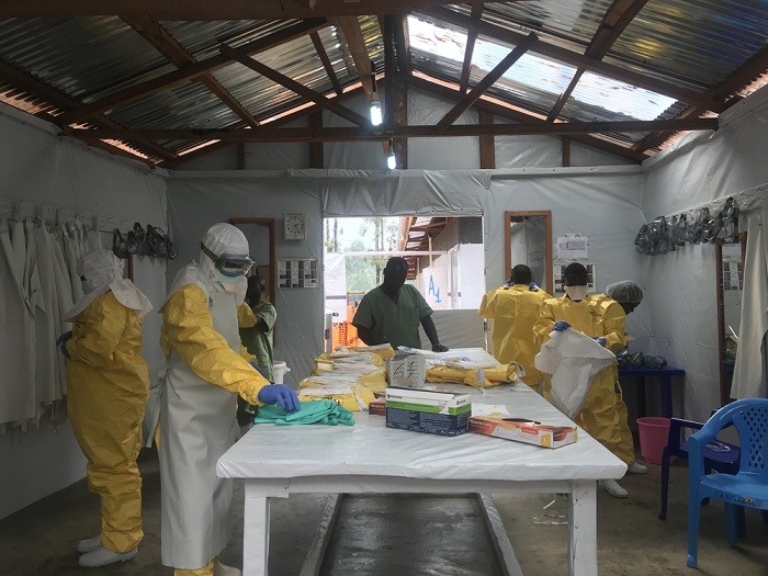 2019年1月にオープンしたカトワにあるエボラ治療センター。© Lisa Veran/MSF