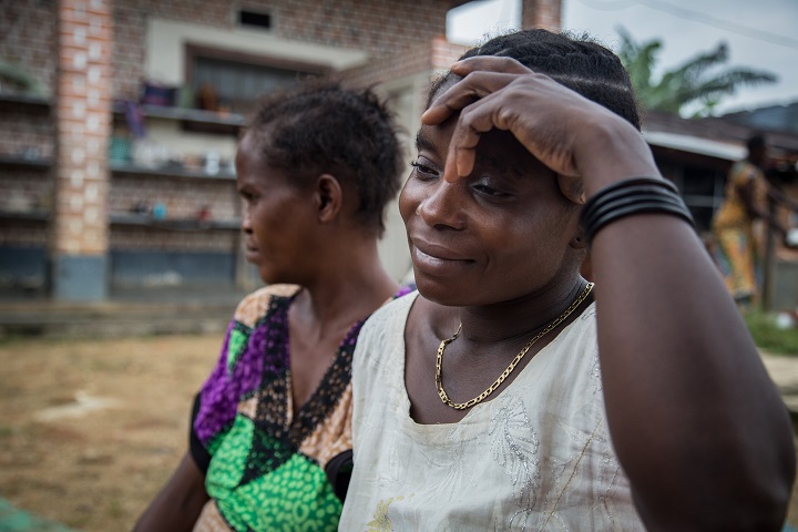 9人目の出産を控えるムラシさん。© Marta Soszynska/MSF