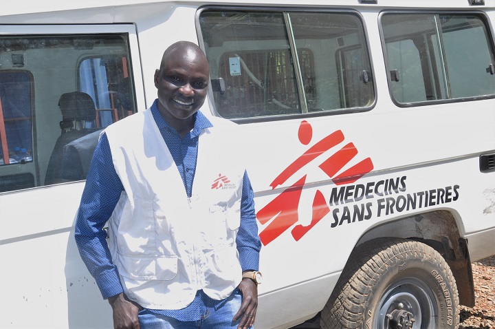 難民から看護師、そしてMSFの医療コーディネーターとなったトック・ジョンソン　© Musa Mahad/MSF