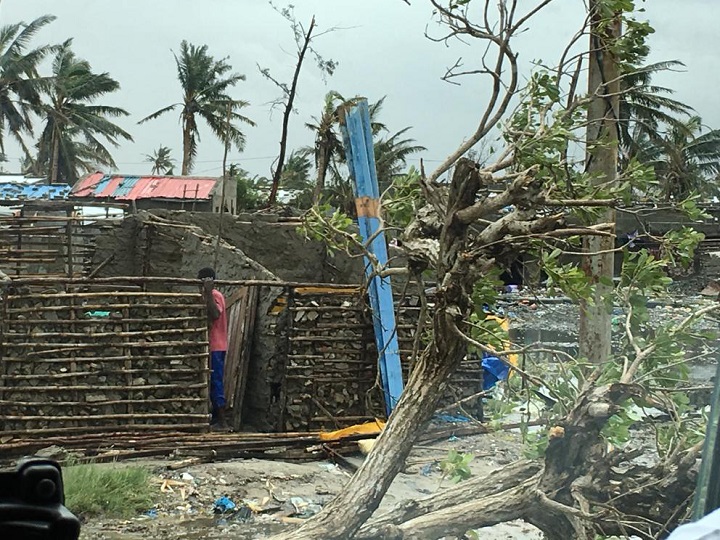 サイクロン「イダイ」が直撃し、破壊されたベイラの住宅（2019年3月19日撮影）　© Joao Beirao/MSF