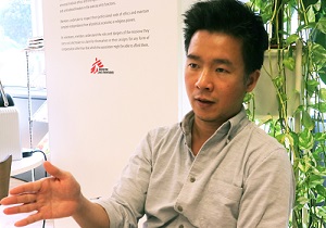 フィリピンでMSF活動責任者を務めた村田慎二郎 © MSF