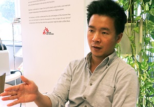 フィリピンでMSF活動責任者を務めた村田慎二郎　© MSF