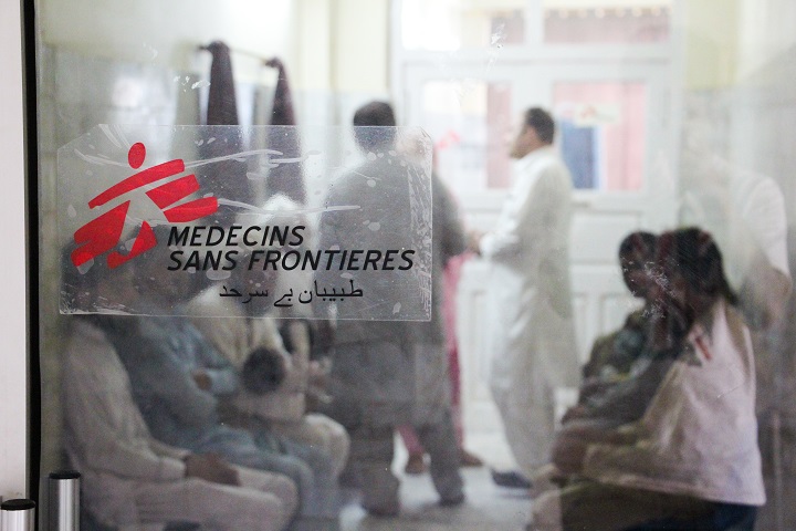MSFの皮膚リーシュマニア症治療センター　© Nasir Ghafoor/MSF