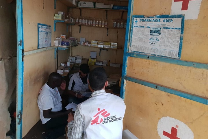 MSFが運営する施設  © Boulama Elhadji Gori/MSF