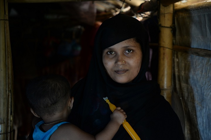 虐殺から生き延びたラシダさん © Mohammad Ghannam/MSF