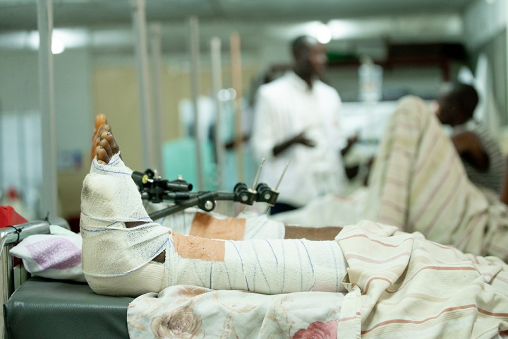 MSF病院で治療を受けた患者 © Evrard Ngendakumana