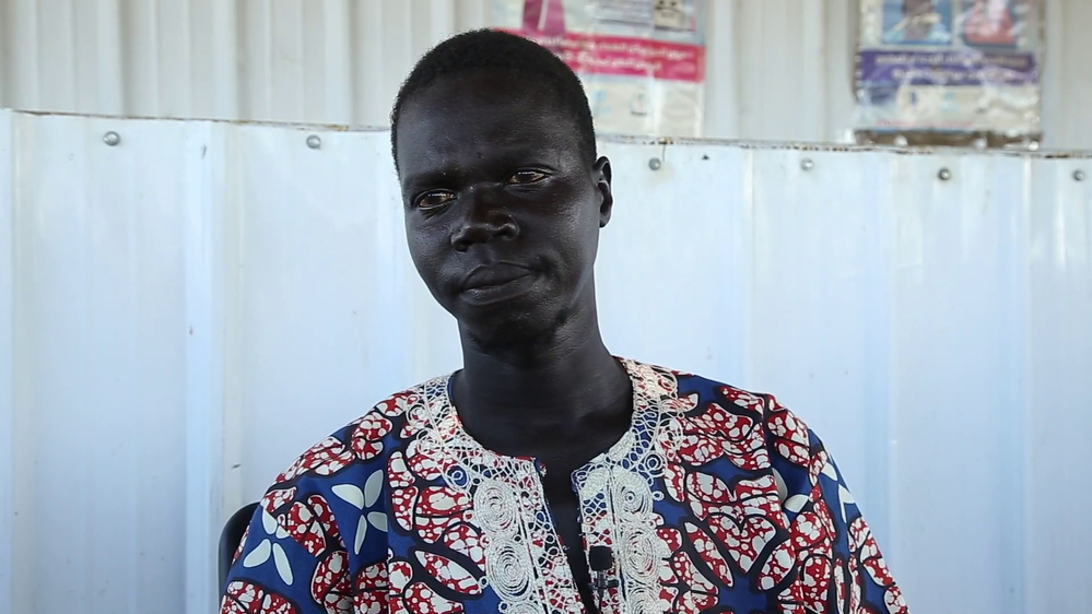 結核にかかった南スーダン難民のジョンさん　© Igor G. Barbero / MSF