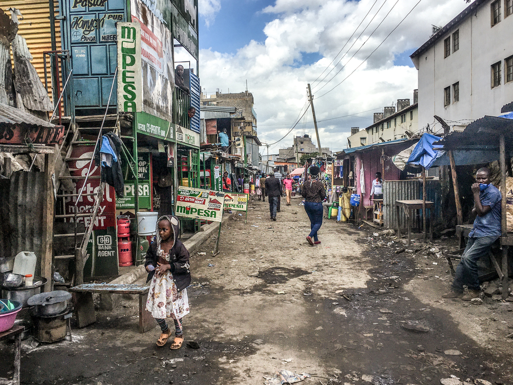 ケニアの首都ナイロビの一角にある貧困地域 © Paul Odongo/MSF