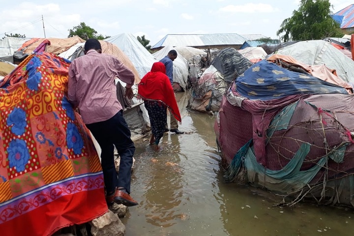 豪雨による水害が頻発するソマリア＝2019年11月　© MSF