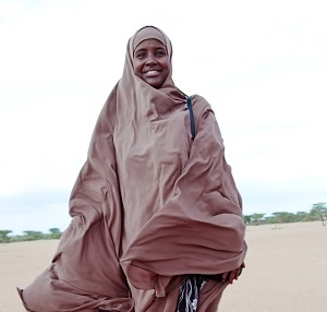 ソマリアの暴力から逃れ、1992年にダダーブ<br> 難民キャンプへ来たフォウジアさん　© MSF