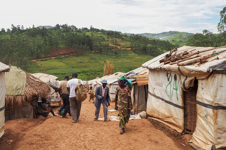 イトゥリ州の避難民キャンプ　生活環境は厳しい　© MSF/Avra Fialas