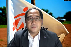 MSF日本会長 久留宮隆<br> © MSF