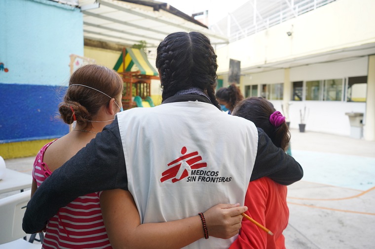 暴力を受けた人びとへのケアを提供する総合ケアセンター=2021年 © Yesika Ocampo/MSF