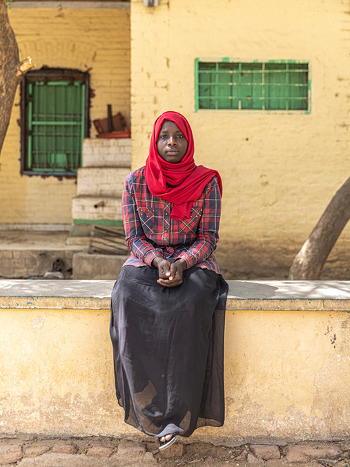 ザリンゲイ教育病院で働く看護師のアスマさん Ⓒ Juan Carlos Tomasi/MSF