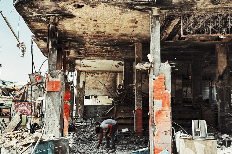 ガザ南部ハンユニスの破壊された建物=2024年5月26日 Ⓒ MSF
