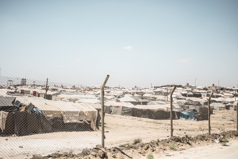 シリア北東部にあるアルホール・キャンプ © Florent Vergnes