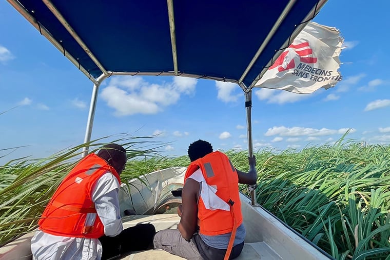 南スーダン、ウランで活動するMSFのチーム=2022年11月6日 Ⓒ Verity Kowal/MSF