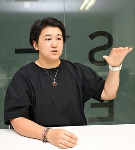 末藤は「スーダンの状況を証言し続ける」と話す=都内で2025年7月 Ⓒ MSF