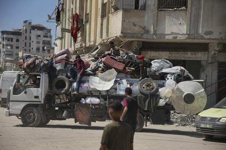 イスラエル軍は9月9日、ガザ市に住む100万人に退避要求を出した=2025年 © MSF