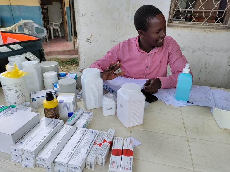 国境なき医師団(MSF)がモンバサで展開している移動診療=2025年5月27日 Ⓒ Anna-Reetta Korhonen/MSF