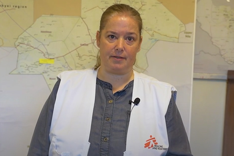 MSFの副医療コーディネーター、イルセ・デ・ブール　Ⓒ Isaac Buay/MSF