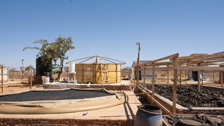 「うんち工場」の施設内の様子　© Djann Jutzeler/MSF