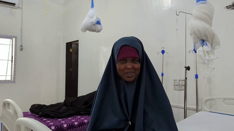 ファイサさん　© Yahya Mohammed/MSF