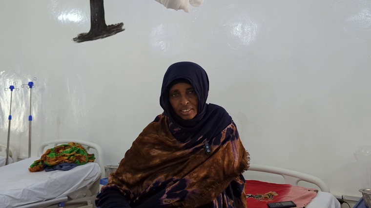 ハディジャさん　© Yahya Mohammed/MSF