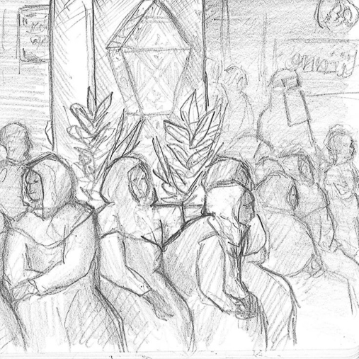 MSFは2025年1月から地元団体と協力し、アスワン県内の5カ所で移動診療を続けている　Ⓒ Dora Naliesna/MSF