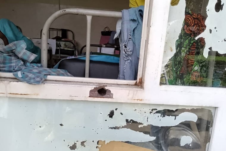 ゴマのキエシェロ病院では、武装した男たちに襲撃を受けた＝2025年4月9日　© MSF