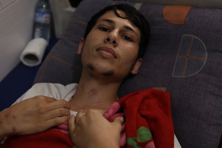 オサマさん＝2025年11月12日　© Nour Alsaqqa/MSF