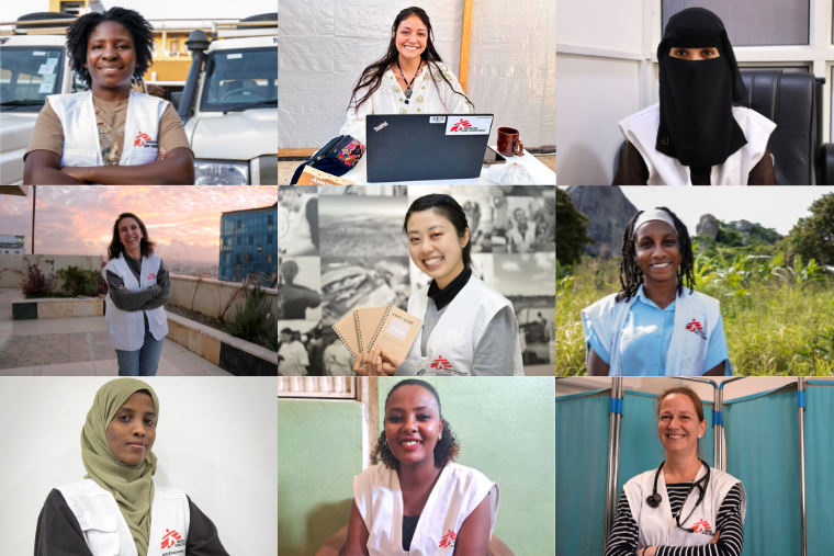 MSFの活動には、世界中から集まった多くの女性スタッフたちが携わっている　© MSF