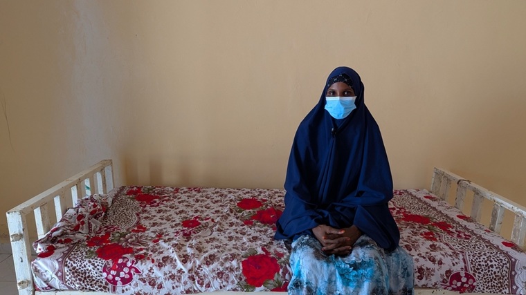 結核の治療を受けるファドゥモさん＝2026年3月10日　© Mohamed Abdirahman/MSF