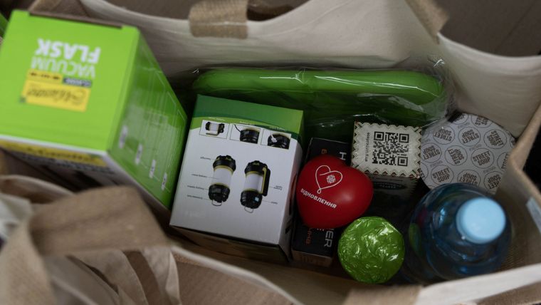 MSFが届ける「温もりセット」　Ⓒ MSF