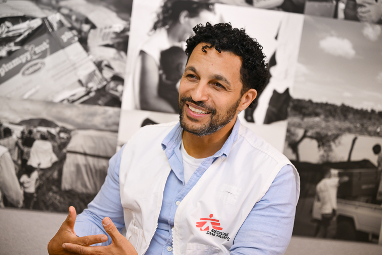 国境なき医師団（MSF）インターナショナル会長のジャビド・アブデルモネイム医師　Ⓒ MSF