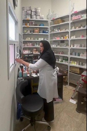 イランにおけるMSFの活動の様子　© MSF
