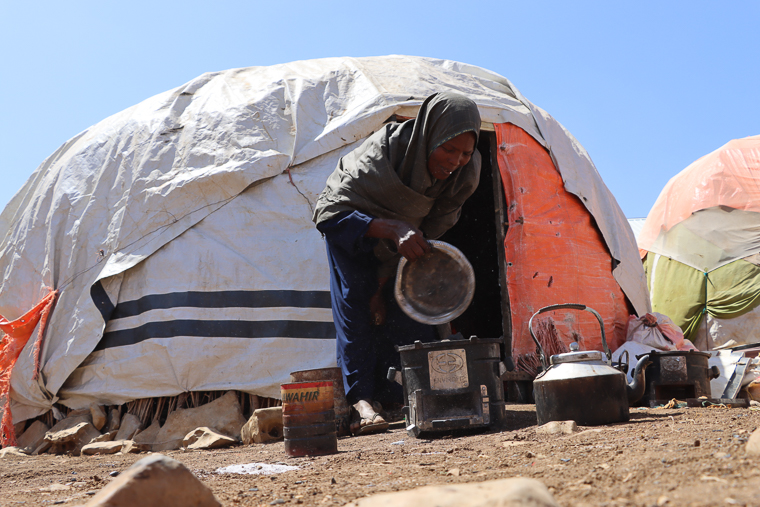 ソマリアの国内避難民、レガイ・アリさん＝2026年4月7日　© Yahya Mohammed/MSF