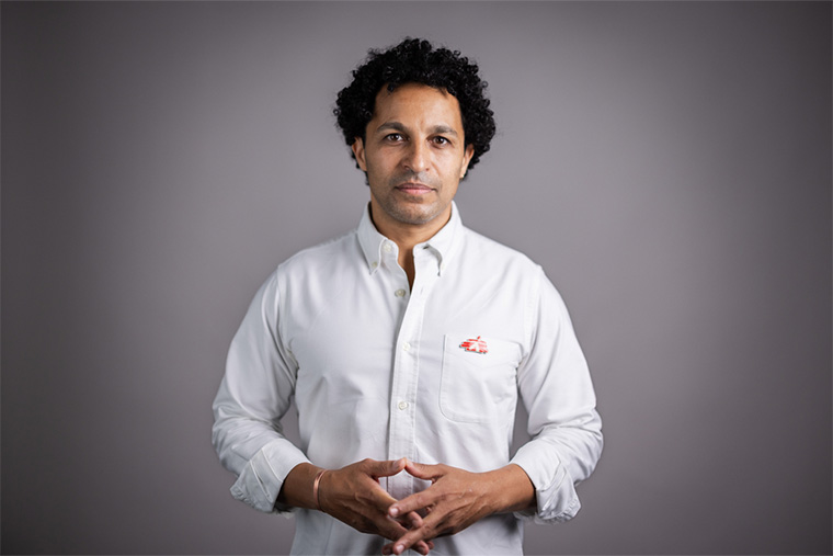 MSFインターナショナル会長で医師のジャビド・アブデルモネイム　© Pierre-Yves Bernard/MSF