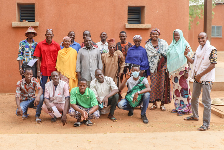 MSFのジボにおける活動を支える、地域のリーダーたち　Ⓒ MSF/Nisma Leboul