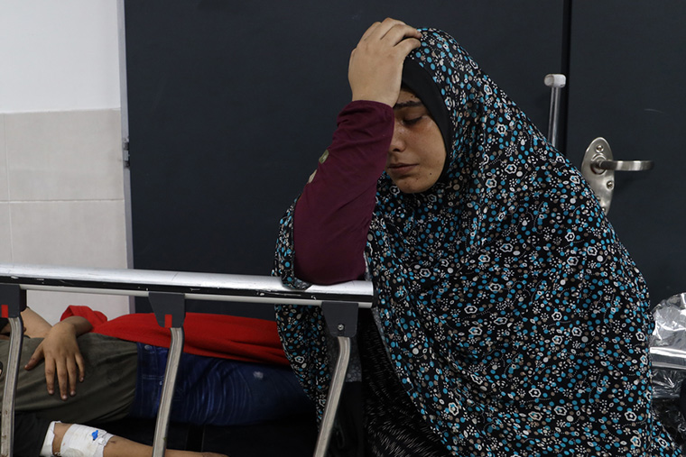 アル・シファ病院＝2023年10月19日　Ⓒ Mohammad Masri