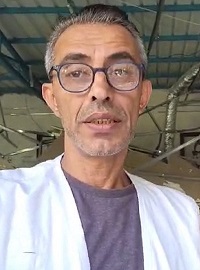 ガザで活動するアブ・アベド © MSF