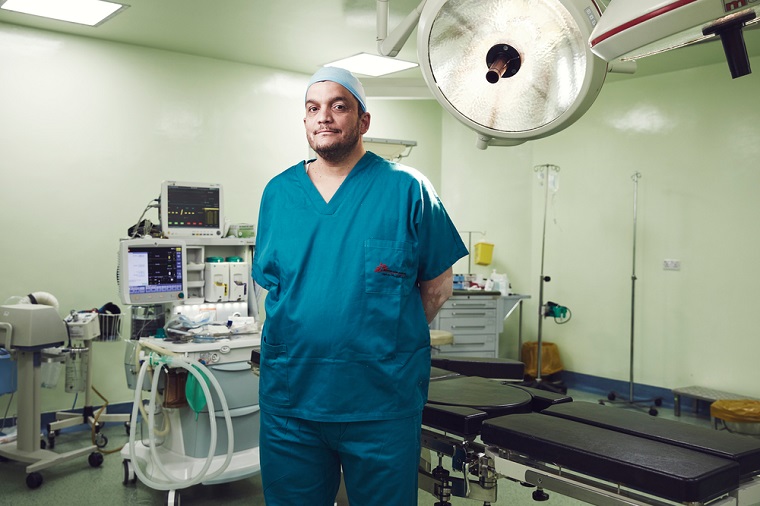 イラク出身の外科医、ラシード・ファクリ　© MSF